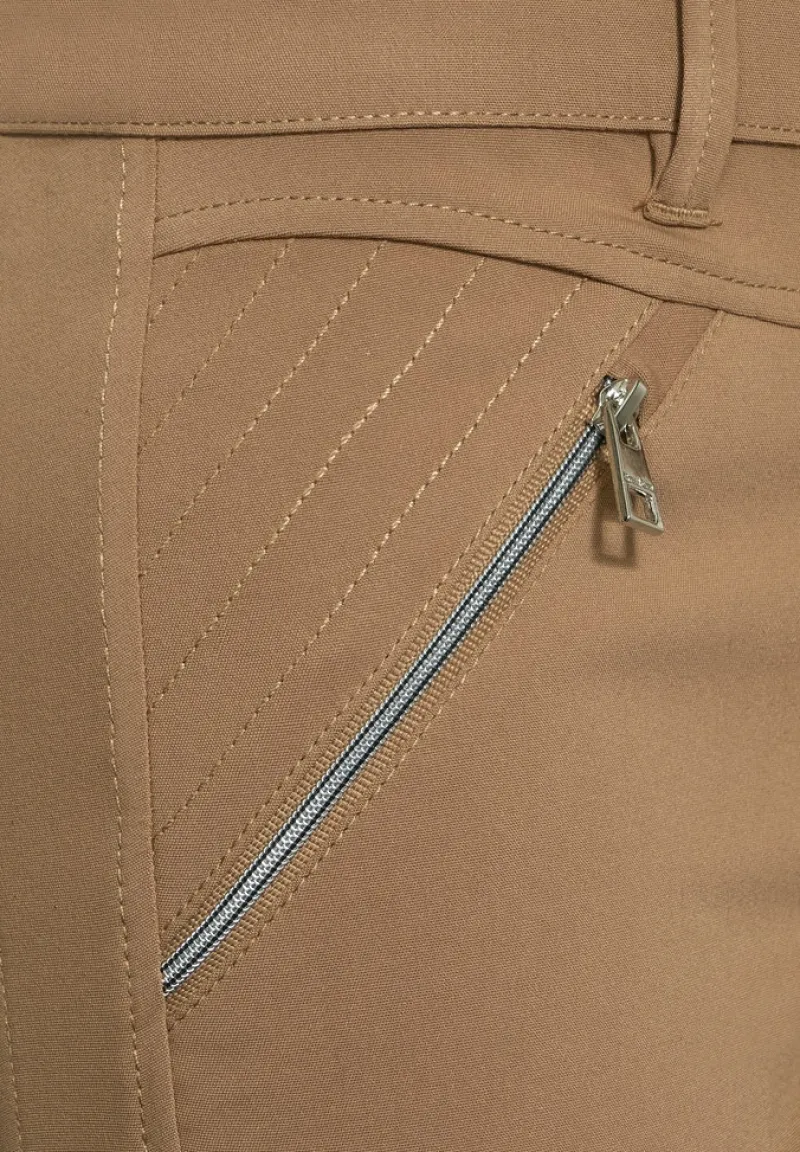 Street One Hosen*Casual Fit Hose mit Zipper nu sand
