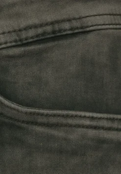 Street One Jeans*Casual Fit Hose mocca overdye black wash