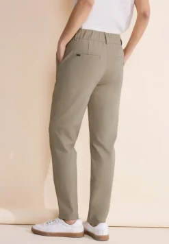Street One Hosen*Casual Fit Hose safari beige