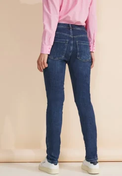 Street One Jeans*Casual Fit indigo Jeans mid indigo random wash