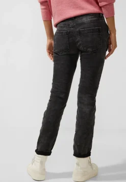 Street One Jeans*Casual Fit Jeans black random wash