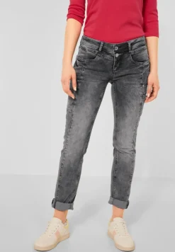 Street One Jeans*Casual Fit Jeans black random wash