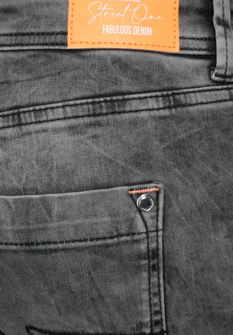 Street One Jeans*Casual Fit Jeans black random wash