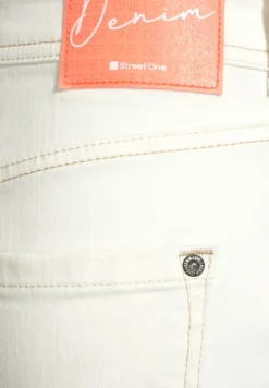 Street One Shorts*Casual Fit Jeans Culotte ecru denim wash