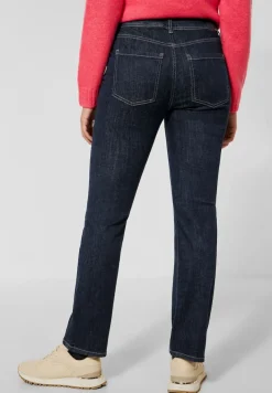Street One Jeans*Casual Fit Jeans dark blue rinsed wash