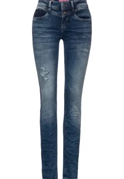 Street One Jeans*Casual Fit Jeans destroyed indigo wash