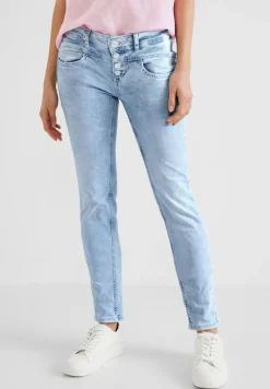 Street One Jeans*Casual Fit Jeans heavy random bleach