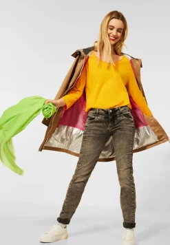 Street One Jeans*Casual Fit Jeans nu sand black denim overdye