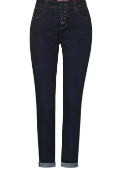 Street One Jeans*Casual Fit Jeans raw indigo wash