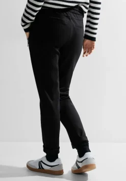 Cecil Hosen*Casual Fit Joggpants Black