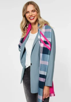 Street One Jacken*Casual Longblazer milky jade blue