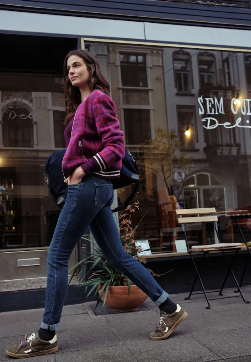 STREET ONE STUDIO Jeans*Casual Slim Fit Jeans dark indigo blue washed