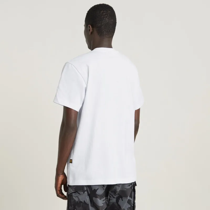 G-star Raw Shirts*Center chest loose r t white