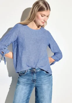 Cecil Blusen*Chambray Bluse linen chambray blue