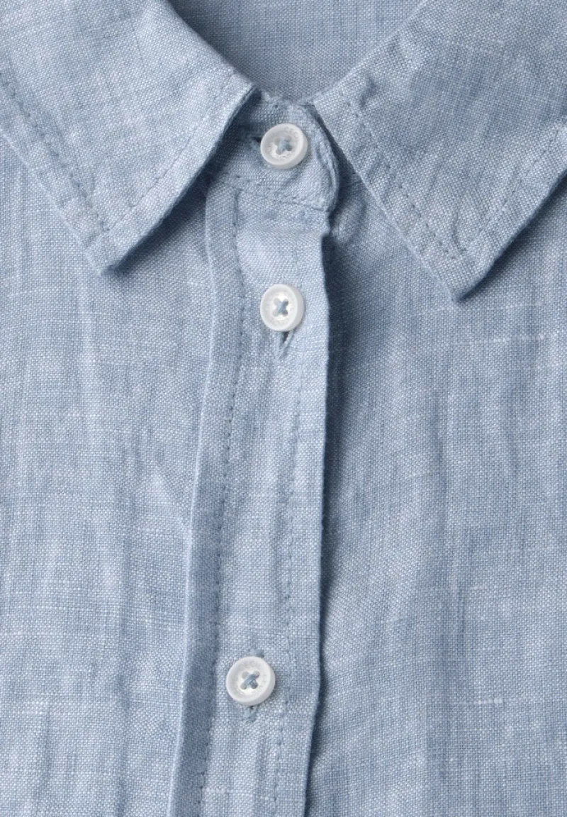 Cecil Blusen*Chambray Leinenbluse chambray forever blue