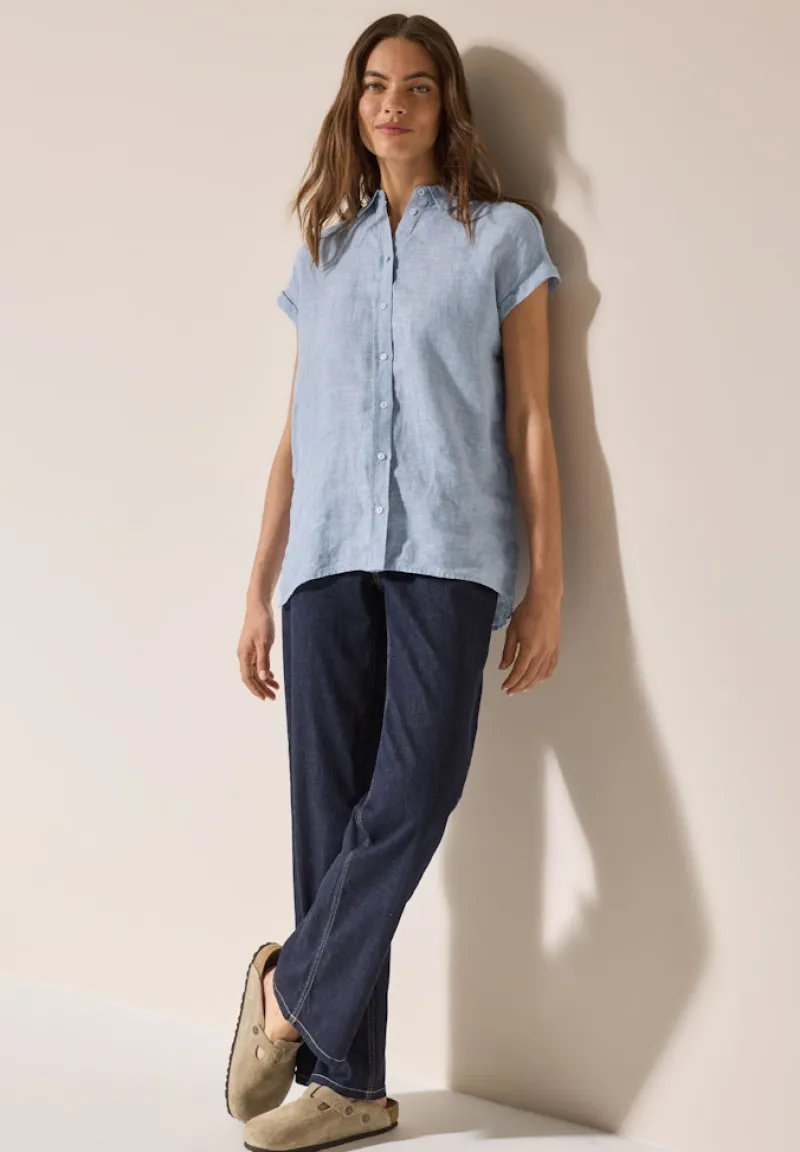 Cecil Blusen*Chambray Leinenbluse chambray forever blue