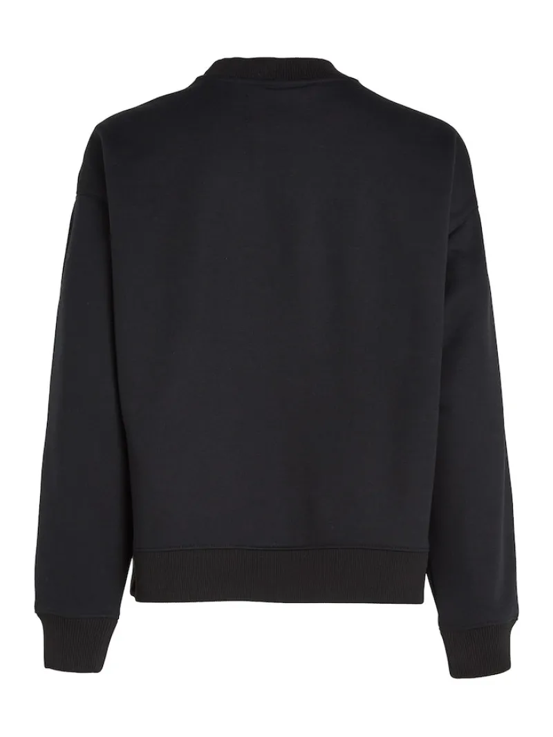 Calvin Klein Jeans Pullover & Sweatshirts*CHENILLE CK CREWNECK ck black