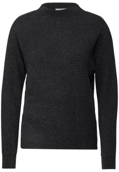 Cecil Pullover & Sweatshirts*Chenille Dolman Pullover deep charcoal grey