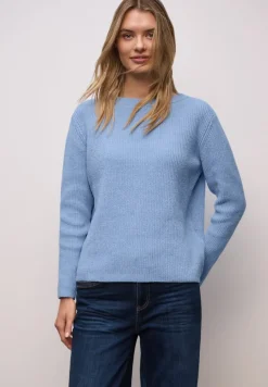 Street One Pullover & Sweatshirts*Chenille Pullover frosted blue