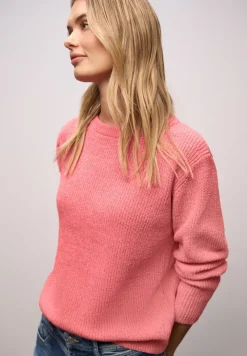 Street One Pullover & Sweatshirts*Chenille Pullover striking coral