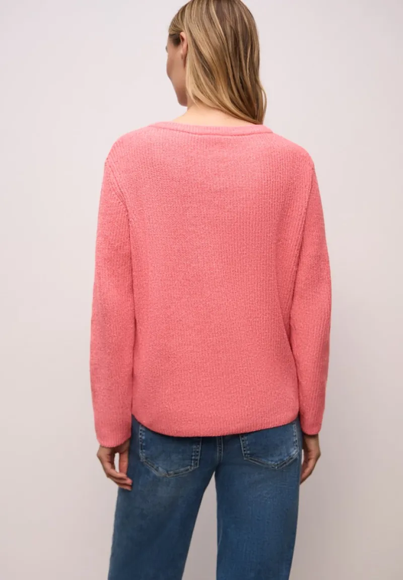 Street One Pullover & Sweatshirts*Chenille Pullover striking coral
