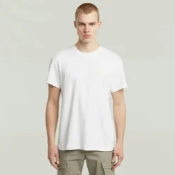 G-star Raw Shirts*Chest logo r t white