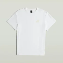 G-star Raw Shirts*Chest logo r t white
