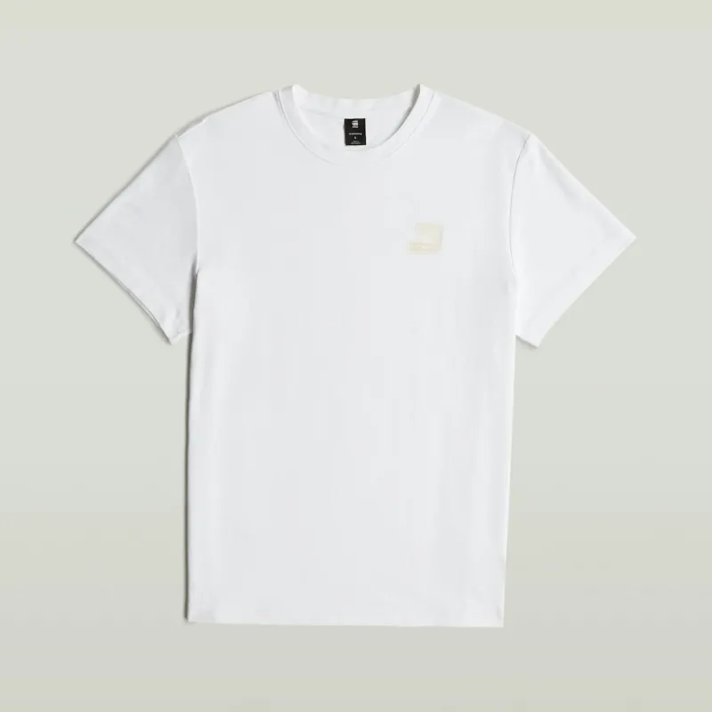G-star Raw Shirts*Chest logo r t white