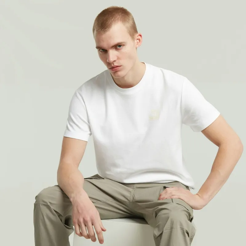 G-star Raw Shirts*Chest logo r t white