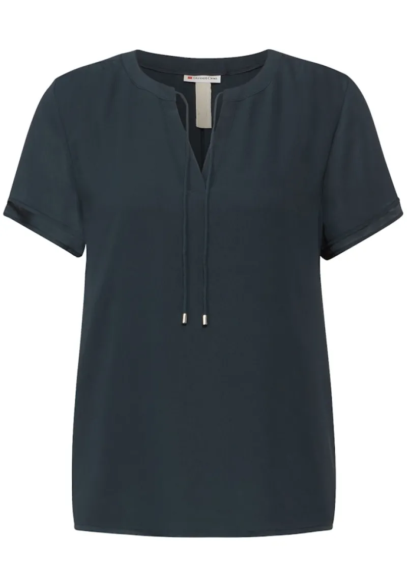 Street One Blusen*Chiffon Bluse cool vintage green