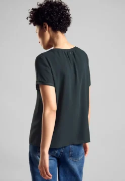 Street One Blusen*Chiffon Bluse cool vintage green