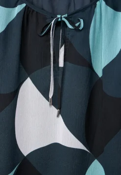 Street One Blusen*Chiffon Printbluse cool vintage green