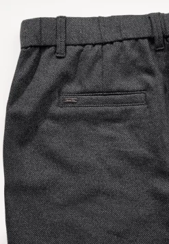 Street One Hosen*Chino im Melange-Look Black