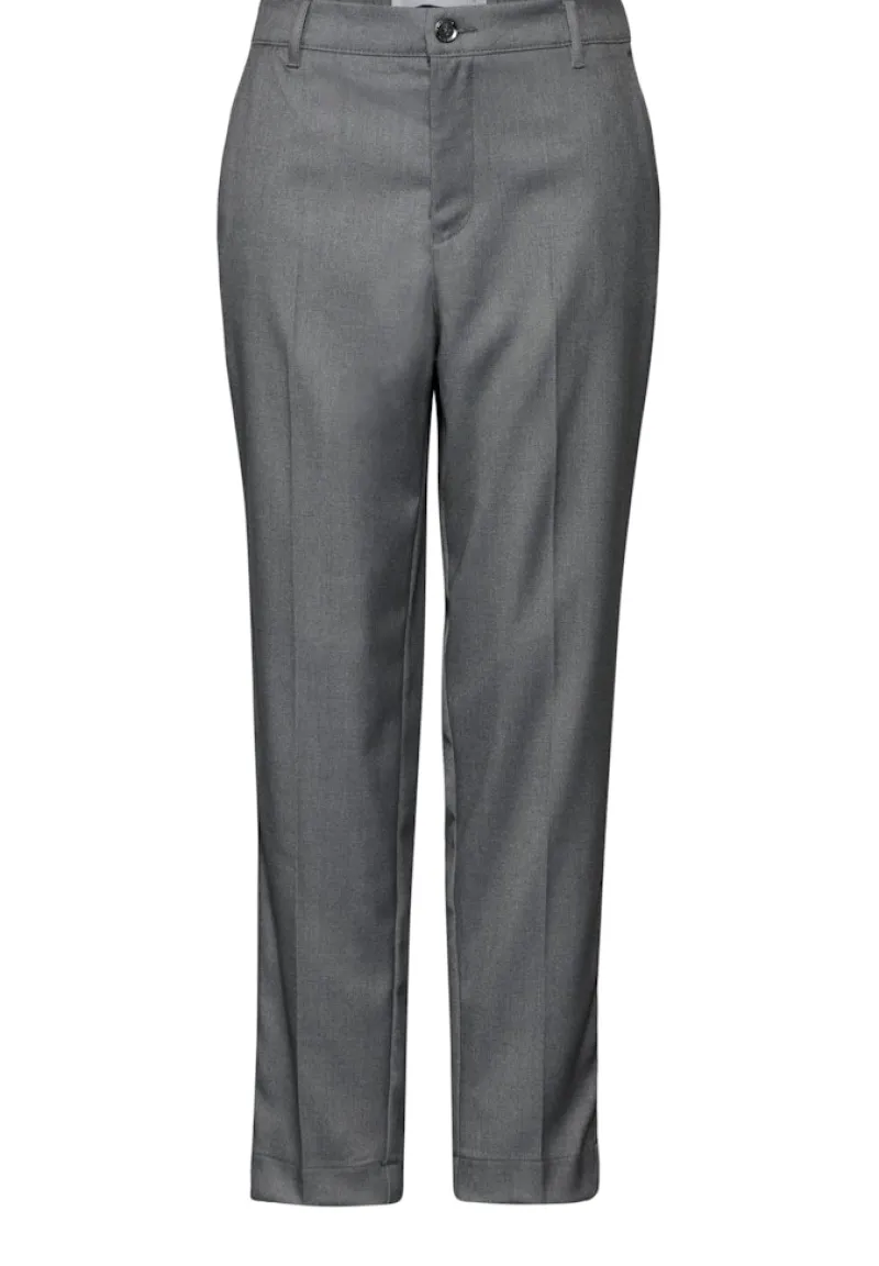 STREET ONE STUDIO Hosen*Chino im Melange-Look dust grey