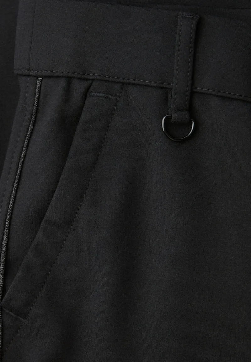 Street One Hosen*Chino mit Tape-Detail Black