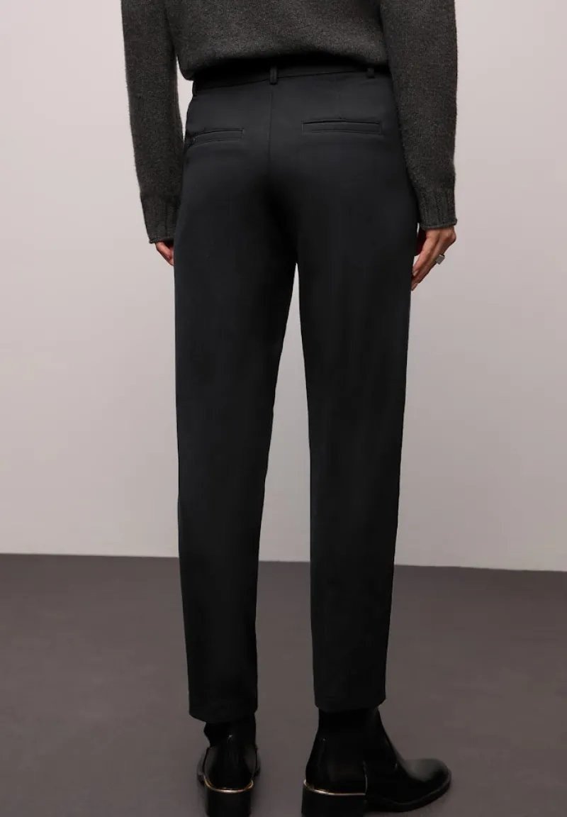 Street One Hosen*Chino mit Tape-Detail Black