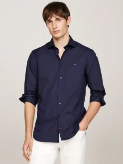 Tommy Hilfiger Hemden|Big Boys*CL - FLEX POPLIN SF SHIRT Navy Blazer