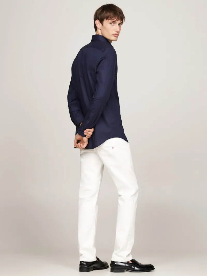 Tommy Hilfiger Hemden|Big Boys*CL - FLEX POPLIN SF SHIRT Navy Blazer