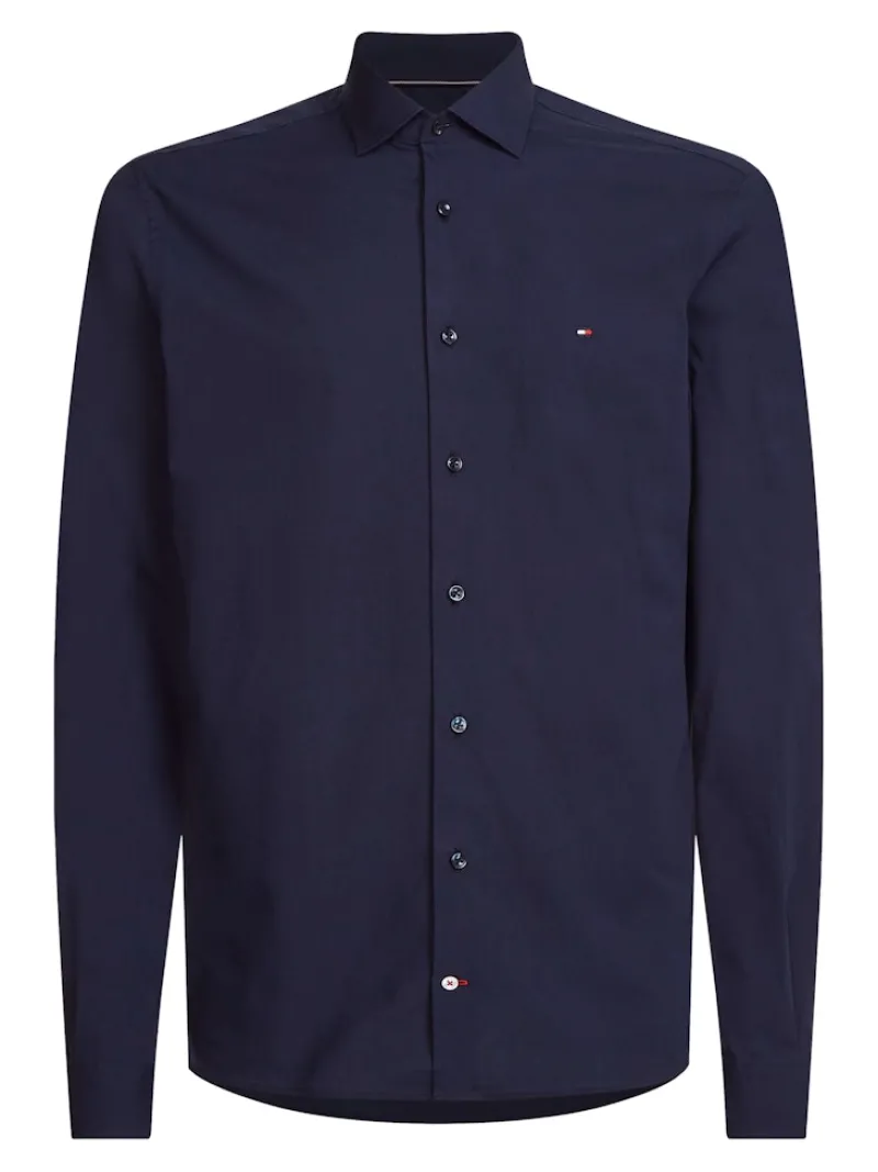 Tommy Hilfiger Hemden|Big Boys*CL - FLEX POPLIN SF SHIRT Navy Blazer
