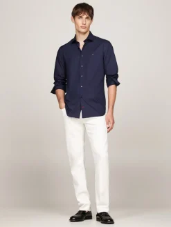 Tommy Hilfiger Hemden|Big Boys*CL - FLEX POPLIN SF SHIRT Navy Blazer