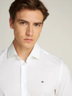 Tommy Hilfiger Hemden|Big Boys*CL - FLEX POPLIN SF SHIRT Bright White