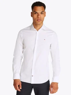 Tommy Hilfiger Hemden|Big Boys*CL - STCH POP CTRST SHIRT PRK SF optic white