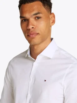 Tommy Hilfiger Hemden|Big Boys*CL - STCH POP CTRST SHIRT PRK SF optic white