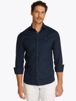 Tommy Hilfiger Hemden|Big Boys*CL - STCH POP CTRST SHIRT PRK SF desert sky