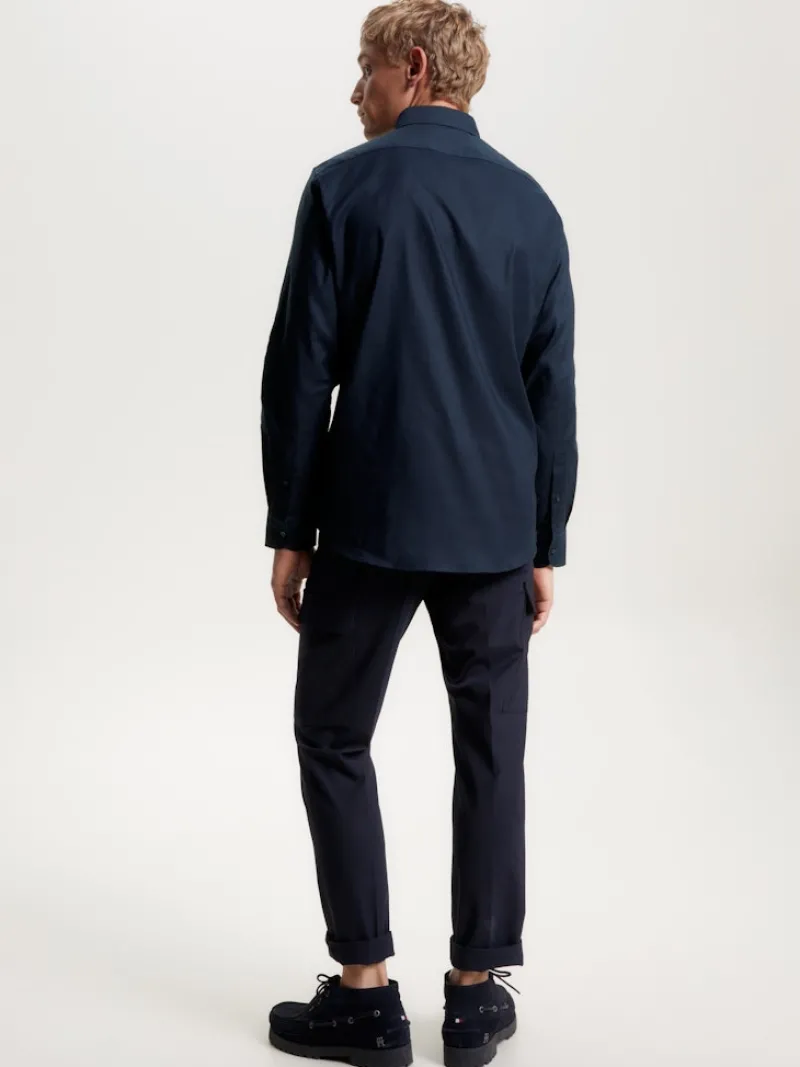 Tommy Hilfiger Hemden|Big Boys*CL FLEX OXF RF SHIRT desert sky