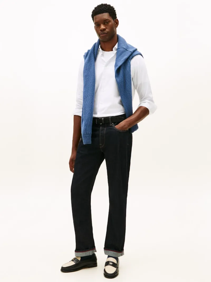 Tommy Hilfiger Hemden|Big Boys*CL TWILL PINSTRIPE SHIRT RF chambray sky - stripe