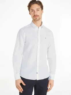 Tommy Hilfiger Hemden|Big Boys*CL W-CO LINEN SOLID SF SHIRT optic white