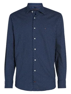 Tommy Hilfiger Hemden|Big Boys*CL-W OXF CIRCLE PRINT SHIRT RF navy