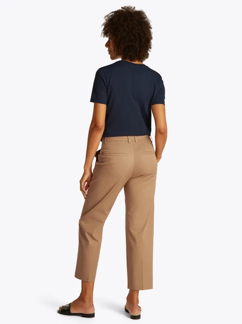 Tommy Hilfiger Hosen*CO SLIM STRAIGHT CHINO safari canvas