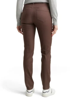 Tom Tailor Hosen*Coated TTLENE SLIM Jeans brown coated denim